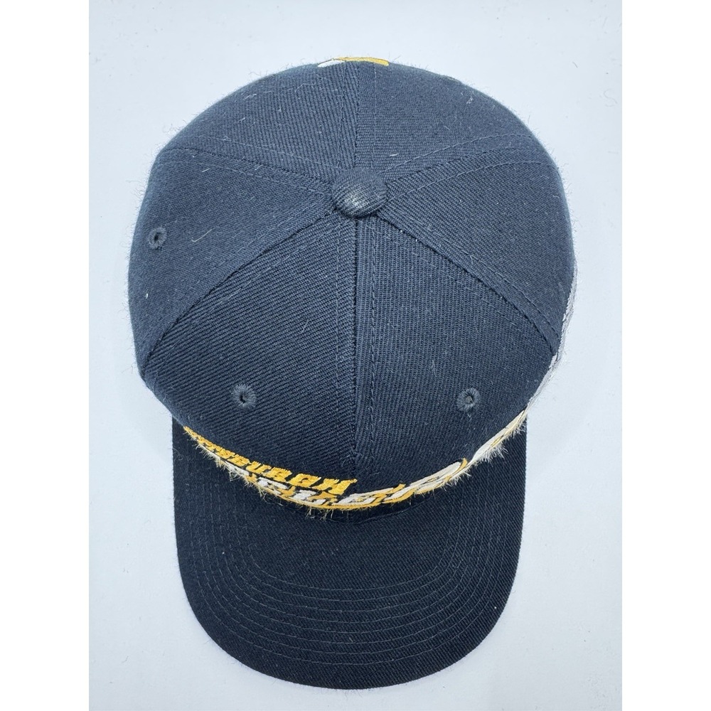 Vintage Steelers Snapback Hat Sports Specialties Grid Style NFL Pro - Picture 5 of 9